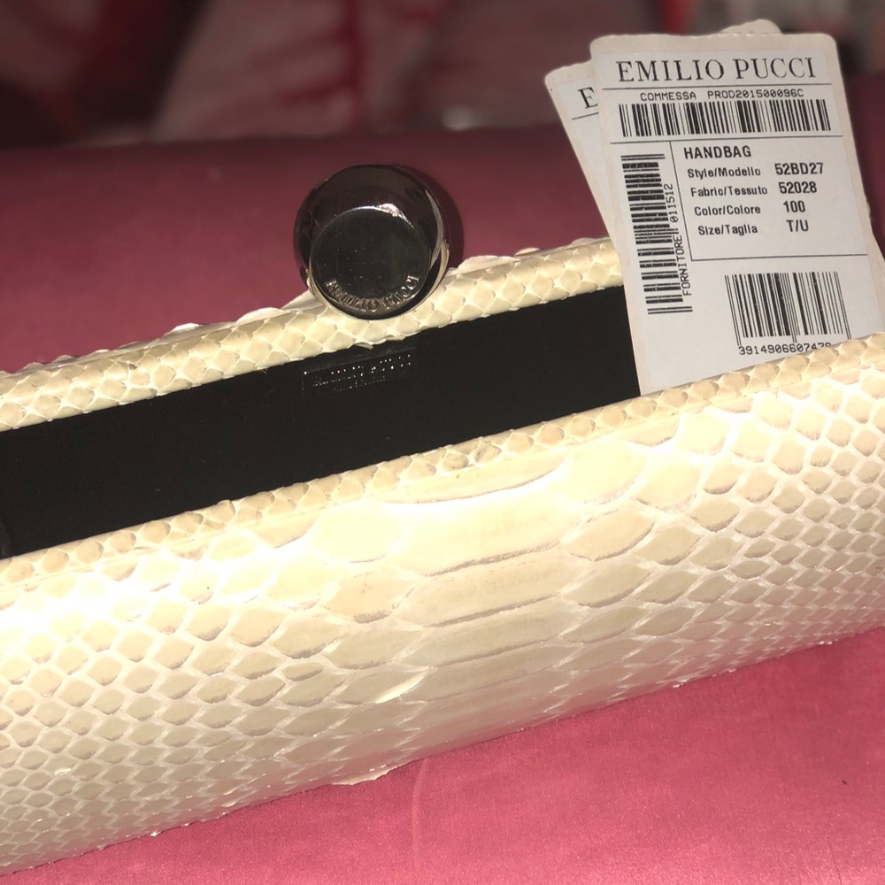 Emilio Pucci python clutch - Picture 3 of 3
